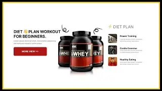 Landing Page Design Tutorial | Web Design in Figma || diet plan?