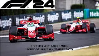 F1 24 FREDERIK VESTI CAREER MODE R10 🇭🇺 - FEATURE RACE