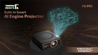 FIZIX FX PRO 1080P| Fully Automatic | 4K | 1800 ANSI Lumens | AI Enabled | 2GB | 64GB Launch Video