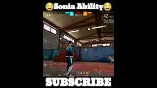 Sonia Character Ability 🔥 Free Fire New Character Sonia Ability Test 😂 #shorts #shortsfeed #Wff007