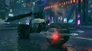 THE BATPOD [PC Mod for Batmobile] Destroying Arkham Knight's Army