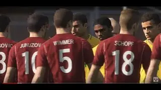 PES 2018 FIFA World Cup 2018 Group stage Game 2 Brazil v Austria