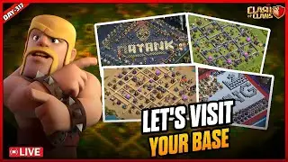 BASE VISIT AFTER AN ATTACK ( BARBARIAN TO LEGEND LEAGUE) | LEAGUE ATTACKS ( Clash of Clans) DAY -318