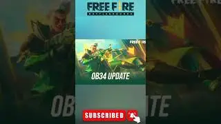 OB 34 UPDATE FREE FIRE FREE FIRE OB34 UPDATE KB AAYEGA🤔|FREE FIRE NEW LOBBY😱#shorts #lobby #freefire