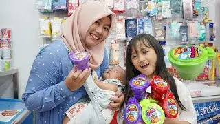 BORONG SLIME TOILET DITEMENIN BAYI AZAM 😍 Dan Bermain Slime | Ali vlog
