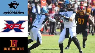 Dallas Renegades vs Los Angeles Wildcats Full Game XFL 2020 Week 02