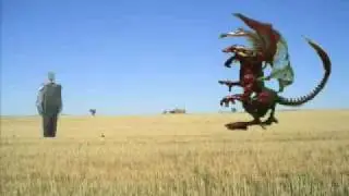 Robot vs. Dragon