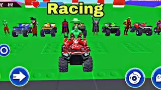 Super heroes🦸 ATV bike 🏍️ Racing 🏁 Challenge 😱