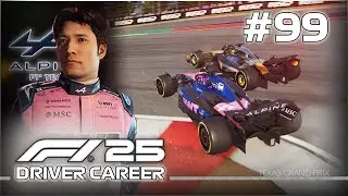 SWITCHBACK OF DREAMS! (F1 25 Driver Career Mode - Texas GP - Controller Gameplay)