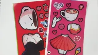 Capuchino Ballerina Paper Sticker Book. #sticker, #craft, #capuchino