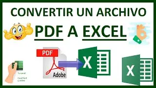 😜 CONVERTIR PDF a EXCEL GRATIS 😜
