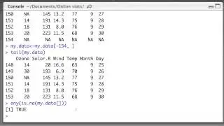 Removing NAs in R dataframes
