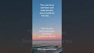 Learn German With Quotes!🇩🇪
