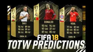 FIFA 18 TEAM OF THE WEEK 28 PREDICTIONS !! TOTW 28 ft. SIF Ronaldo , SIF Bale , SIF Vidal
