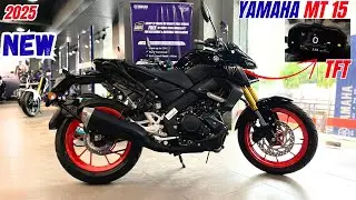 New 2025 Yamaha MT 15 Deluxe Black Color Detailed Review