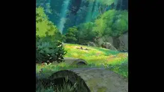 Ghibli nature is so beautiful✨️ #studioghibli #anime #edit #sknoa #shorts