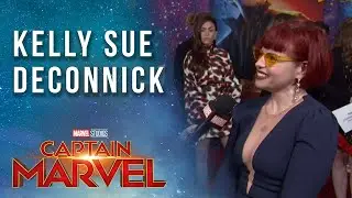 Captain Marvel comic book writer Kelly Sue DeConnick at the Red Carpet Premiere!