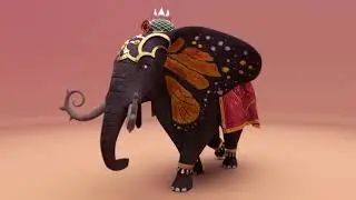 Atiksh The Elephant Walk Cycle