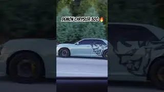 RARE DEMON CHRYSLER 300 🤯‼️ #mopar #car #hellcat #carmodification #carcustomization #automobile