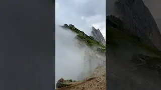 📍Seceda🇮🇹 #italy #dolomites #seceda #mountain #clouds