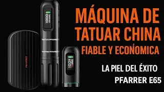 REVIEW MAQUINA TATUAJE PFARRER E-65, de la marca CNC todo lo que necesitas saber de esta máquina!