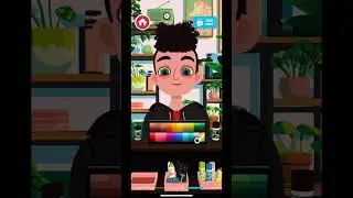 Attempting to make a perm in Toca Boca hair salon 4