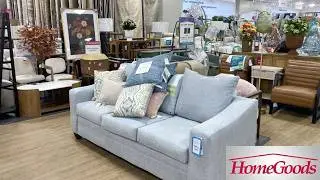 HOMEGOODS SOFAS ARMCHAIRS COFFEE TABLES FURNITURE DECOR SHOP WITH ME SHOPPING STORE WALK THROUGH
