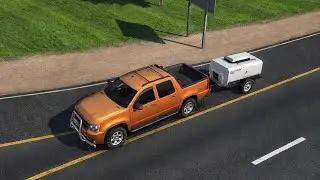 Heavy Pickup Truck Towing Trailer 🚚 | Construction Simulator 3D Gameplay | Realistic Driving