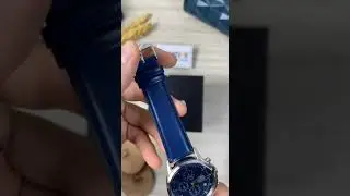Alba Prestige Blue Dial Blue Leather, Case Silver