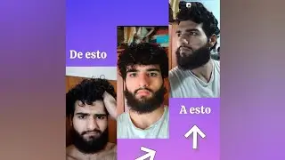 C&oacute;mo arreglar una Barba Grande y un Cabello Rizado