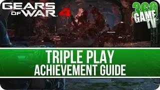 Gears of War 4 - Triple Play Achievement Guide (Kill 3 enemies with a single Buzzkill shot)