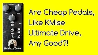 KMISE Ultimate Drive Guitar Pedal - with Fender Telecaster & Stratocaster