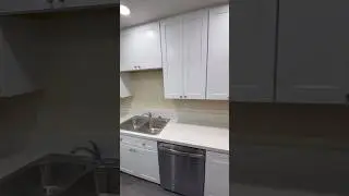 Bright and Elegant 🤍 White Shaker Cabinets + Pure White Quartz = The Perfect Kitchen Glow-Up #reels