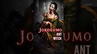 JOROGUMO - Japanese Urban Legend | #japanese #jorogumo #spiderwomen #shortsfeed #horror #folklore