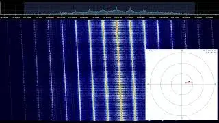 NOAA-18 APT Doppler shift time lapse