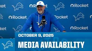Detroit Lions coordinators meet with the media | October 9, 2025