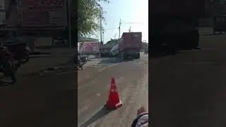 road accedent in Nainital road Bareilly #truck #driver #truckdaily