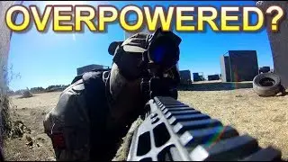 Shot the SH*T out of players at All Patriot Airsoft field! Custom Falkor Blitz gameplay