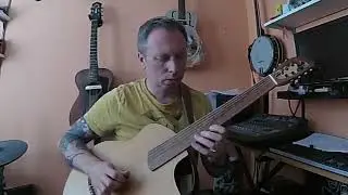21' Improv Series #6 / Richard Bonnet - 7 string ac fretless guitar