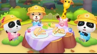 Little Panda School Bus 🚎| Eating yummy fruits 🍊🍉🍋🍍🍎🍒🍓🫐 | 