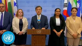 Republic of Korea on Climate, Peace & Security - Joint Security Council Media Stakeout | UN