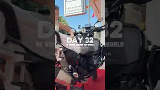 Day 32 Of Riding Around The World - Its Time To Change Our Tires #motorcycletour