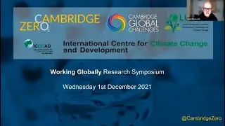 Cambridge Zero Research Symposia: Working Globally - 1 December 2021