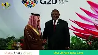 Brave African Woman, Namibia President Arrive at G20
