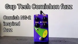 Gup Tech Pedals Cornichon Fuzz Demo - Cornish NG-2 inspired fuzz