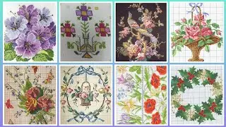 #1 Most Beautiful and Unique New Cross Stitch Patterns For Everything #CrossStitchDesign#Trend