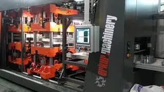 ER 80-3 thermoforming machine PET clamshell production