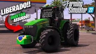 !!LIBERADO!! John Deere 7J230 Com Diret&atilde;o e V&aacute;lvula De Al&iacute;vio Na Turbina - Farming Simulator 22 Mods