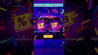October Booyah paas | elite pass | #freefire #trending