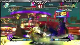 Canada Cup Gaming 2011 SSF4 AE Jozhear CAN vs Mr Farenheit CAN